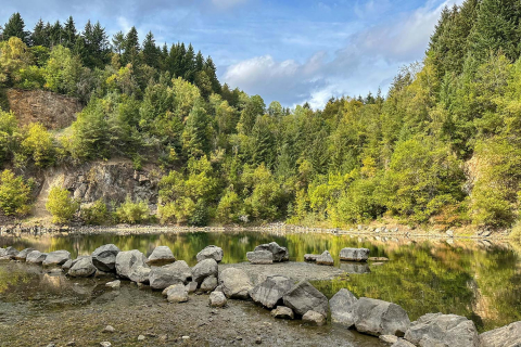 Blick auf den Katzenbuckelsee